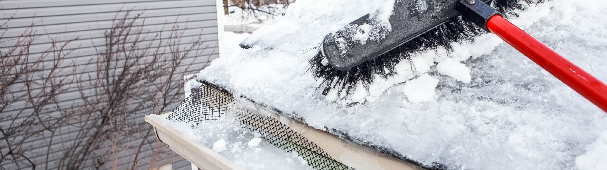 Ice Dam cleaned off of roof